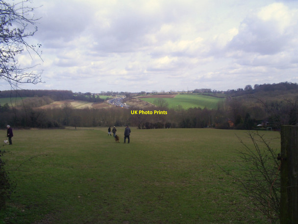 Photo 6"x4" Chorleywood House Estate with M25 in the distance Chorleywood c2010
