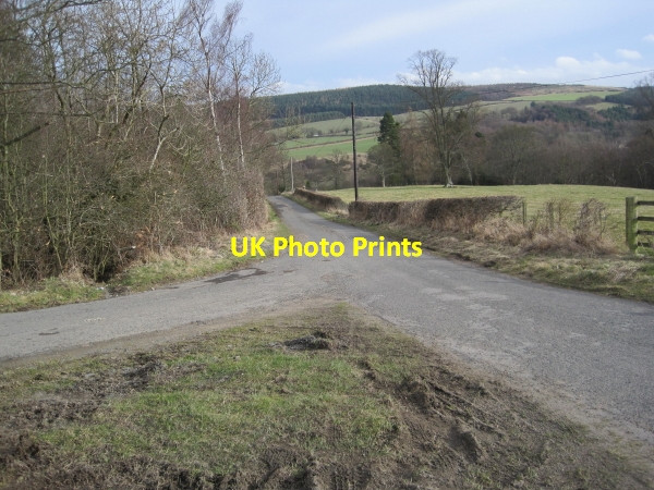 Photo 6"x4" Road Junction near Dipton House Beauclerc c2010