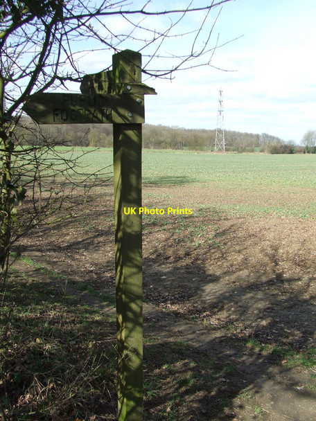 Photo 6"x4" Finger Post Stowmarket c2010