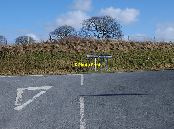 Photo 6"x4" Road junction on the A485 Lledrod\/SN6470 c2010