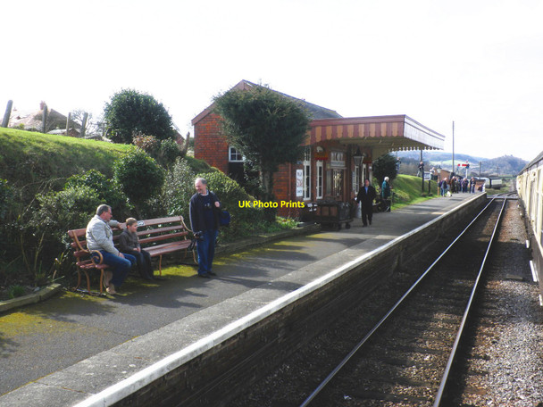 Photo 6"x4" Blue Anchor railway station Blue Anchor\/ST0243 c2010