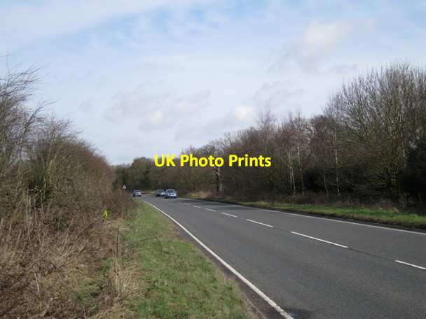 Photo 6"x4" A4177 approaching Honiley Haseley Knob c2010