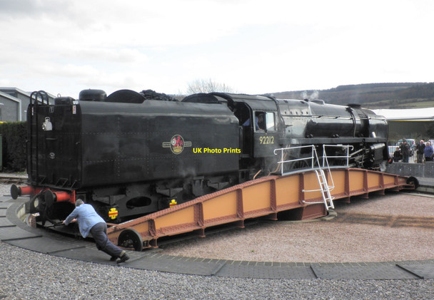 Photo 6"x4" The railway turntable at Minehead Minehead c2010