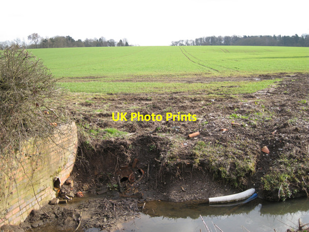 Photo 6"x4" Inchford Brook cleaned out Waste Green c2010