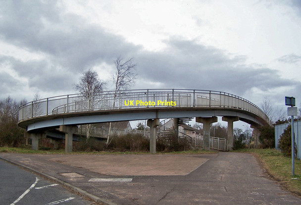 Photo 6"x4" Footbridge over A75 Dumfries c2010