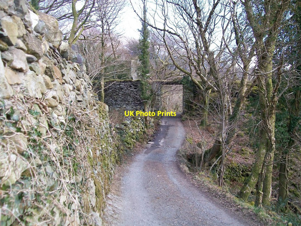 Photo 6"x4" Rubbish run over bridge at Faenol Quarry Fachwen\/SH5761 c2010