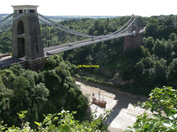 Photo 6"x4" Clifton Suspension Bridge Clifton\/ST5673 c2007