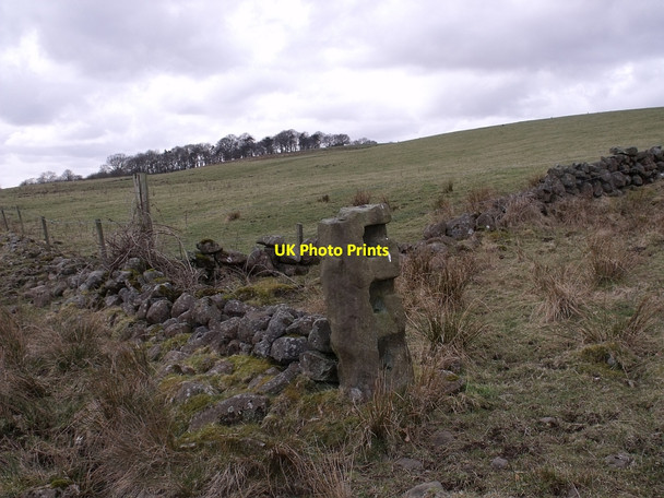 Photo 6"x4" Socketed gate post and Riskend Strip. Kilsyth c2010