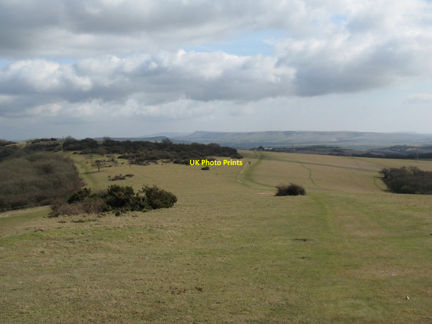 Photo 6"x4" Bridleways split near the top of Blackcap Plumpton\/TQ3613 c2010