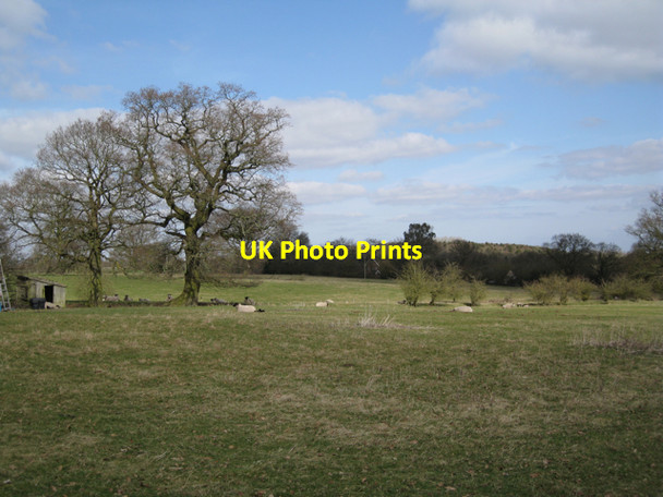 Photo 6"x4" Fields east of Hill Farm, Beausale Beausale c2010