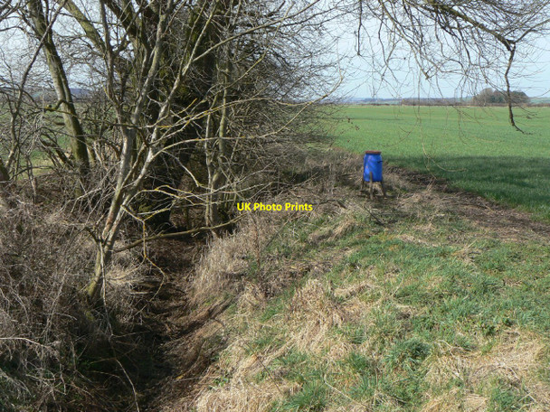 Photo 6"x4" Drainage channel on Bradmore Moor Bradmore\/SK5831 c2010