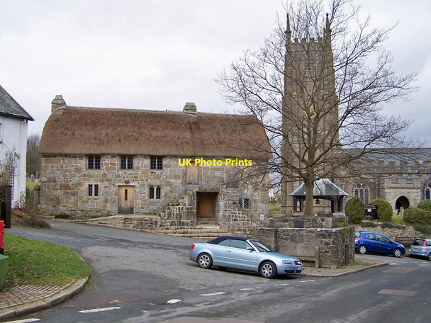 Photo 6"x4" Church House, South Tawton South Tawton c2010
