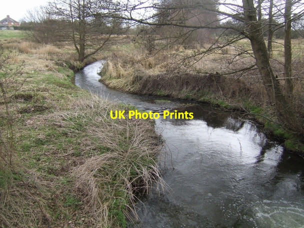 Photo 6"x4" River Sow downstream near 'The Hough' Pershall c2010