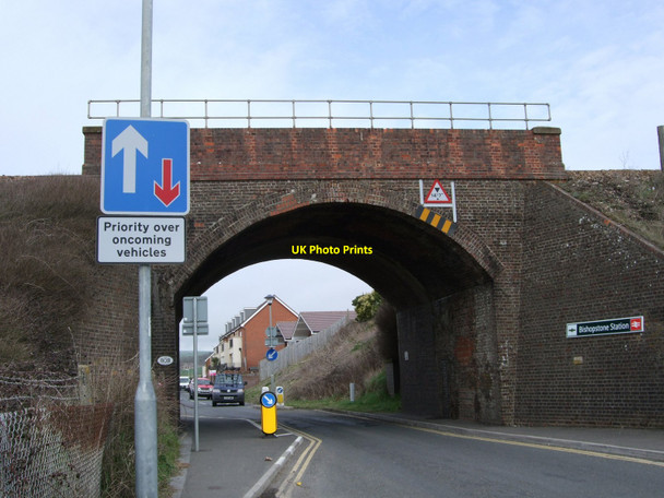 Photo 6"x4" Buckle Rail Bridge Seaford c2010