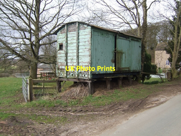 Photo 6"x4" Railway Goods Van (converted) Armsdale c2010
