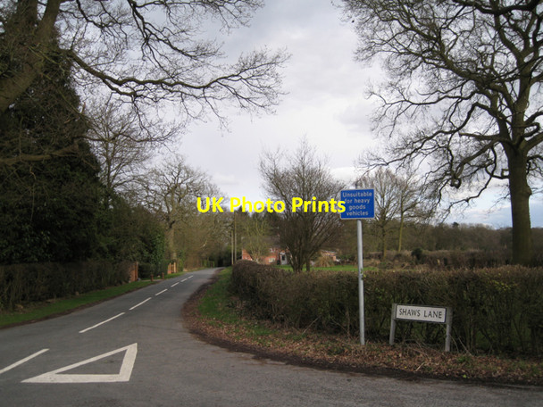 Photo 6"x4" Shaws Lane, Five Ways Five Ways\/SP2269 c2010