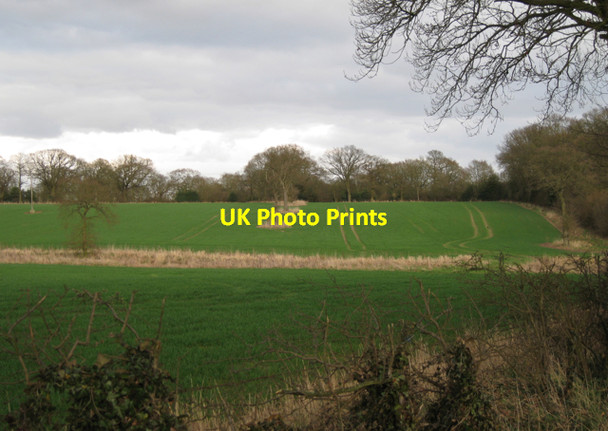 Photo 6"x4" Inchford Brook below Haseleygreen Farm Beausale c2010