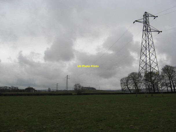 Photo 6"x4" Pylons heading South towards Buxton Buxton\/SK0673 c2010