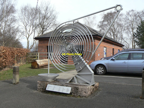 Photo 6"x4" Sculpture at Nelson Pit Higher Poynton c2010