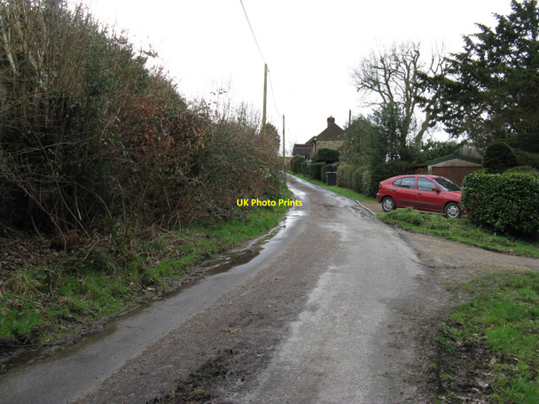Photo 6"x4" Road and footpath junction on Box's Lane Birchgrove\/TQ4029 c2010