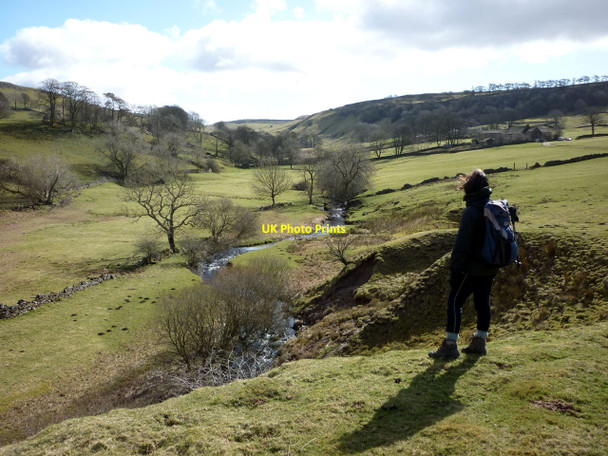 Photo 6"x4" The valley of Argill Beck South Stainmore c2010