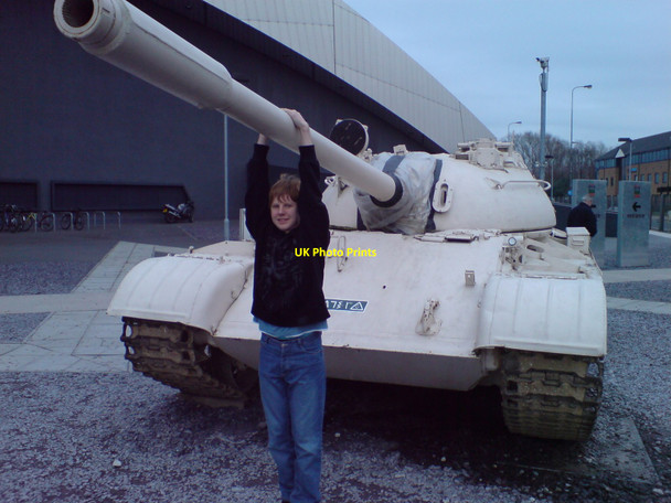 Photo 6"x4" Tank outside the Imperial War Museum Manchester Salford\/SJ8098 c2009