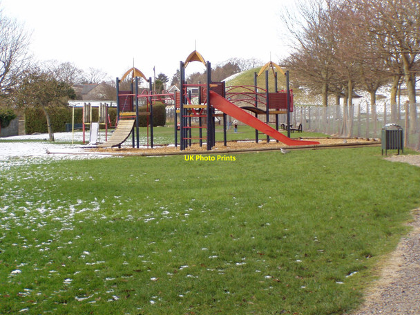 Photo 6"x4" Play area by the old Braeside School Aberdeen\/NJ9206 c2010