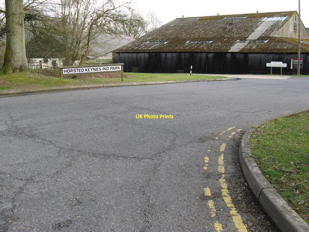 Photo 6"x4" Entrance to Horsted Keynes Industrial Park Cinder Hill\/TQ3729 c2010