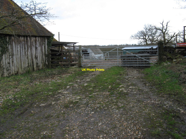 Photo 6"x4" Farmyard at Cinder Hill Farm Cinder Hill\/TQ3729 c2010