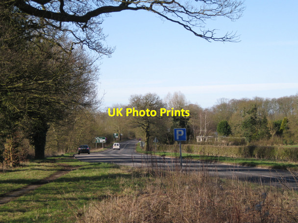 Photo 6"x4" A4177 approaching Five Ways Beausale c2010