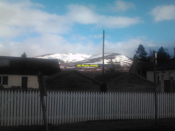 Photo 6"x4" View of the Fara from Dalwhinnie Station Dalwhinnie c2010