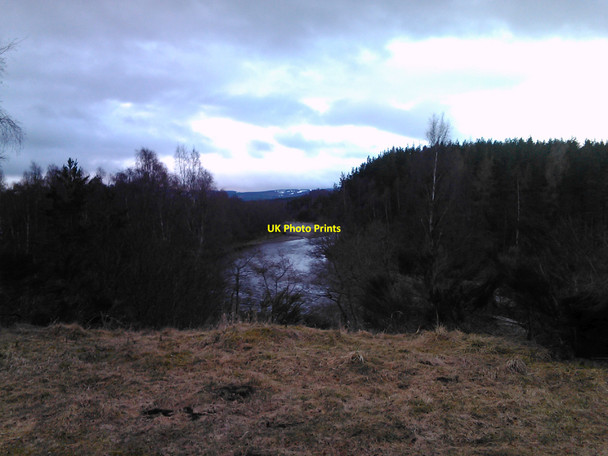 Photo 6"x4" View of the Feshie from Lagganlia Centre for Outdoor Education Lagganlia c2010