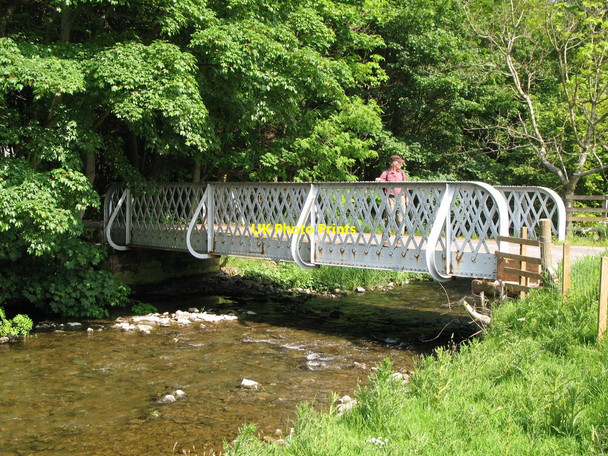Photo 6"x4" Bridge over Manor Water Glac c2007