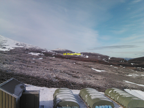 Photo 6"x4" View of Creag a'Chalamain from the ski centre car park Allt Coire an t-Sneachda\/NH9805 c2010