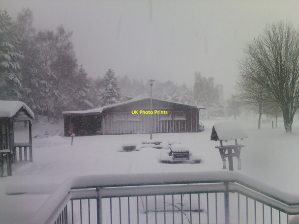Photo 6"x4" Lagganlia Centre for Outdoor Education in the snow #2 Lagganlia c2010