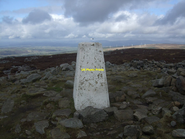 Photo 6"x4" Trig Point on Clougha Hare Appletree c2010