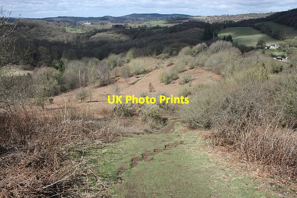 Photo 6"x4" Descent from Chase End Hill Chase End Street c2010