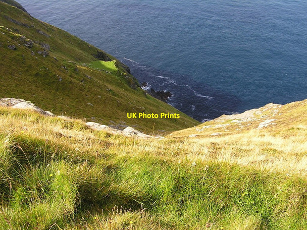 Photo 6"x4" Cliff at Brunt Head, Fitful Head Quendale c2007