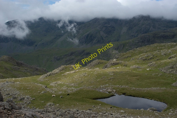 Photo 6"x4" Small Tarn on Crinkle Crags Cockley Beck\/NY2401 c2009