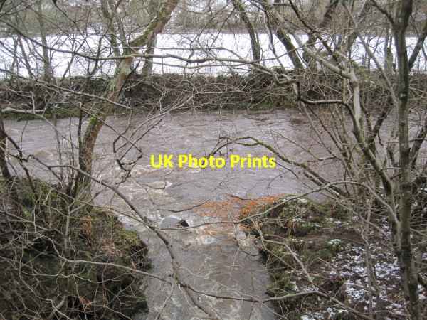 Photo 6"x4" Confluence of the Steel Burn and the River Easy Allen Allendale Town c2010