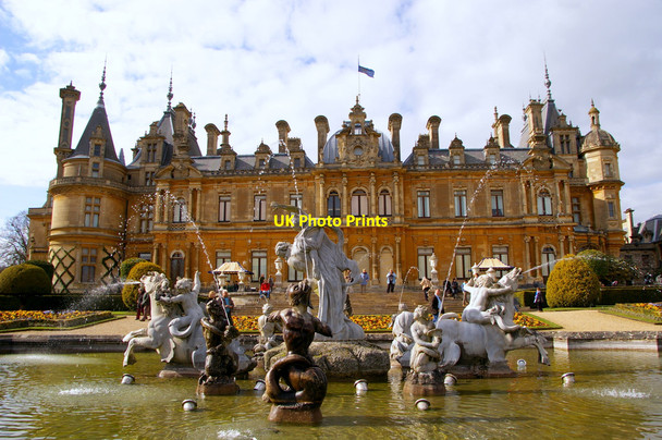 Photo 6"x4" Fountain, Waddesdon Manor, Buckinghamshire Waddesdon c2010