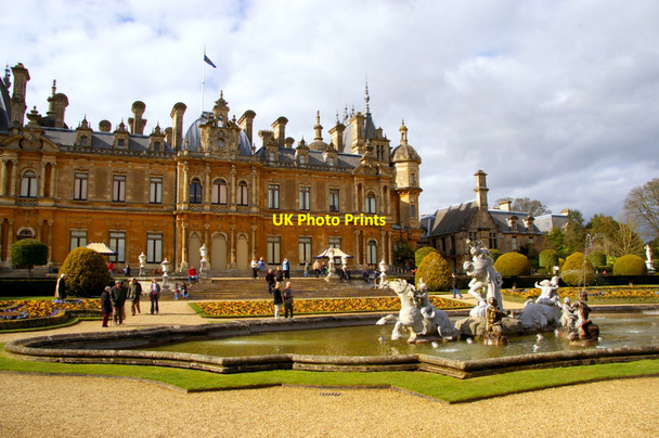 Photo 6"x4" Fountain, Waddesdon Manor, Buckinghamshire Waddesdon c2010 P1