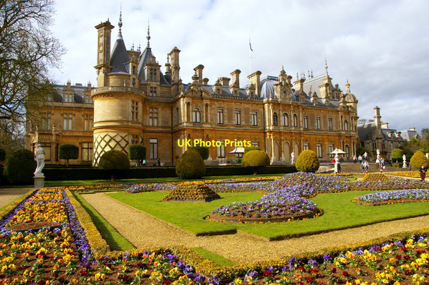 Photo 6"x4" Formal Garden, Waddesdon Manor, Buckinghamshire Waddesdon c2010