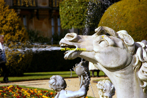 Photo 6"x4" Detail of Fountain, Waddesdon Manor, Buckinghamshire Waddesdon c2010