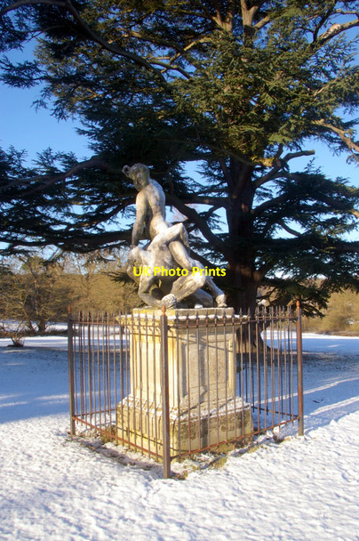Photo 6"x4" Statues, Trent Park, London N14 Botany Bay\/TQ2999 c2009