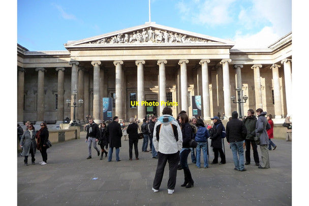 Photo 6"x4" Entrance to British Museum, London WC1 London c2009