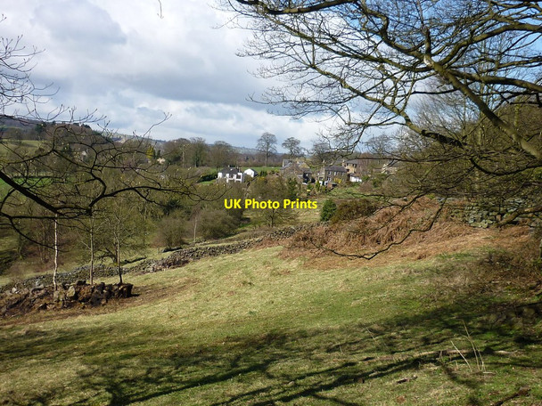 Photo 6"x4" Holloway from Bracken Rocks Holloway\/SK3256 c2010