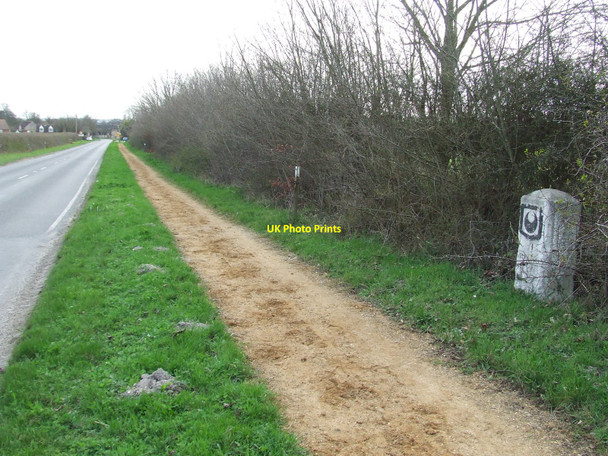 Photo 6"x4" Old Milestone Newton\/TL4349 c2010