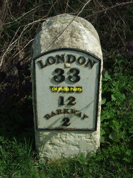 Photo 6"x4" Old Milestone Wyddial c2010