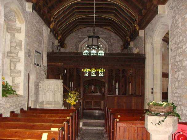 Photo 6"x4" Loxton church - interior Loxton c2010